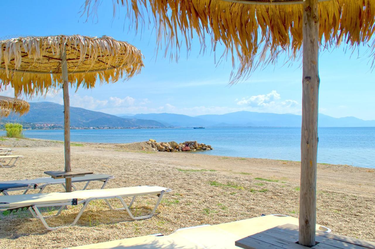 Epipleon Luxury Suites -104- Δωμάτιο 35Τμ Με Βεράντα 35Τμ Μπροστά Στη Θάλασσα Nafpaktos Exterior foto